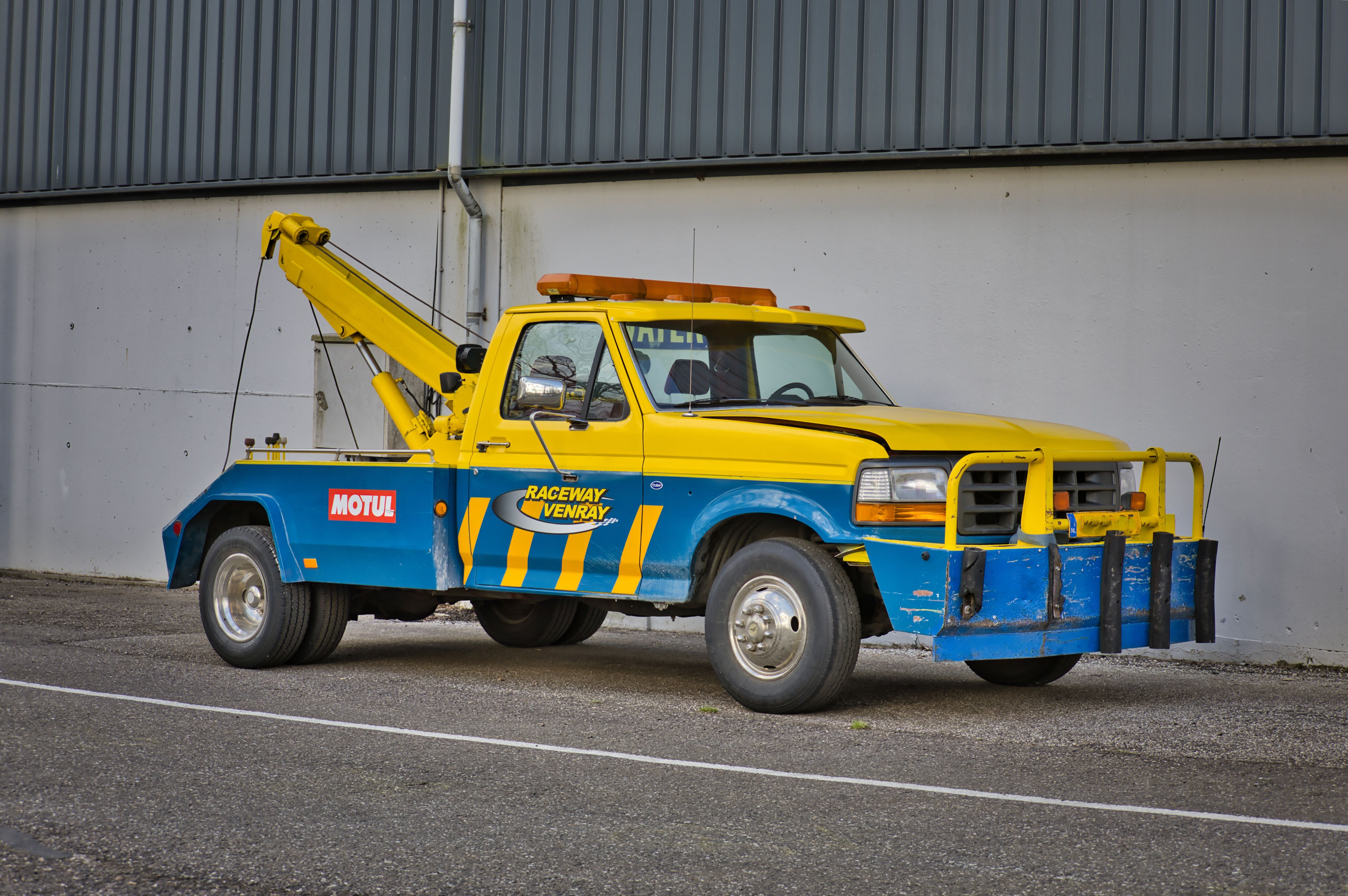 Vehicle breakdown requiring professional towing service